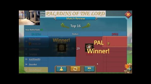 Lords Mobile - Guild Showdown - PAL WINS!! PAL WINS!!