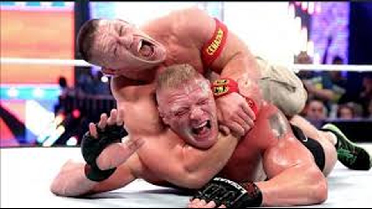 Greatest Match in WWE - Beast Brock Lesnar VS Champ John Cena