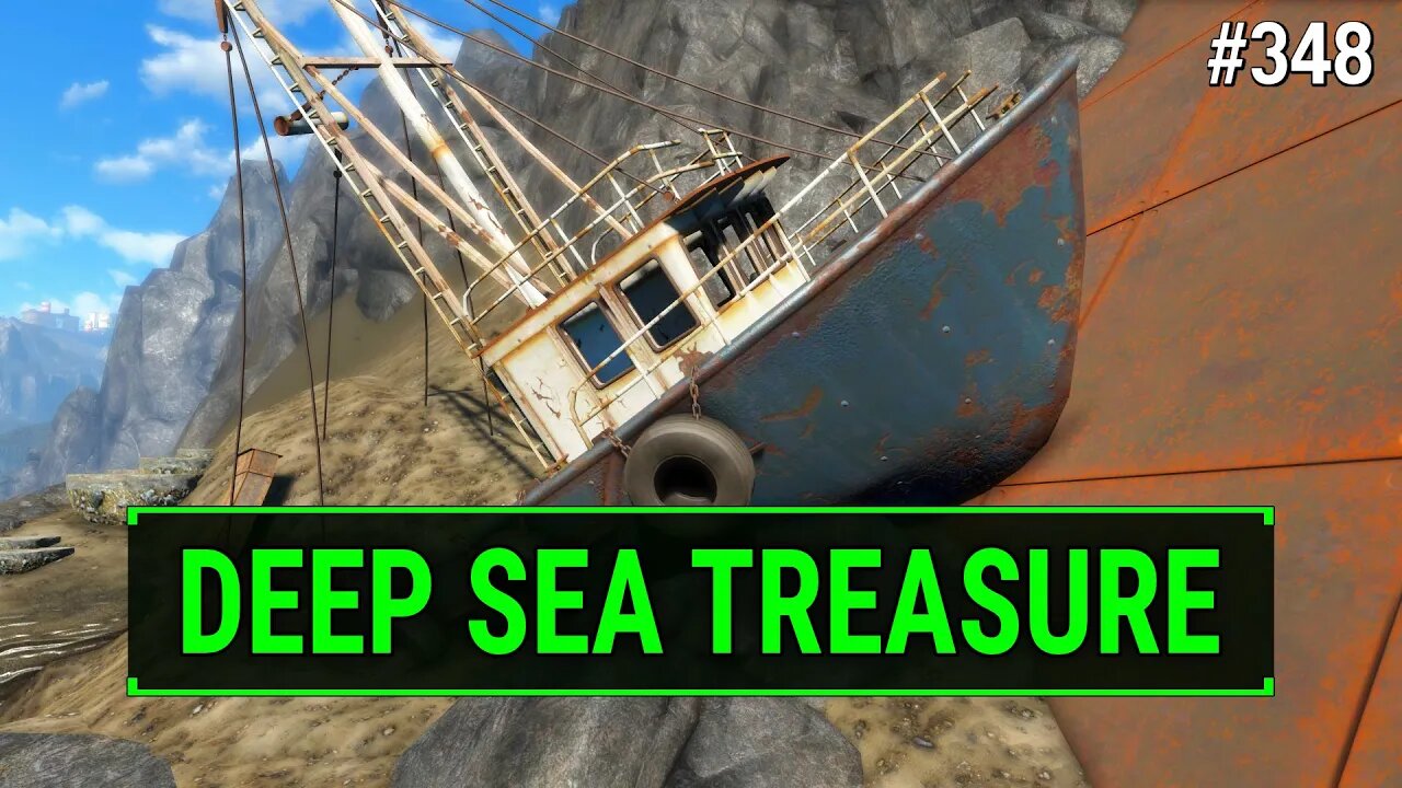 Fallout 4 Unmarked - I Just Found this Deep Sea Treasure! | Ep. 348