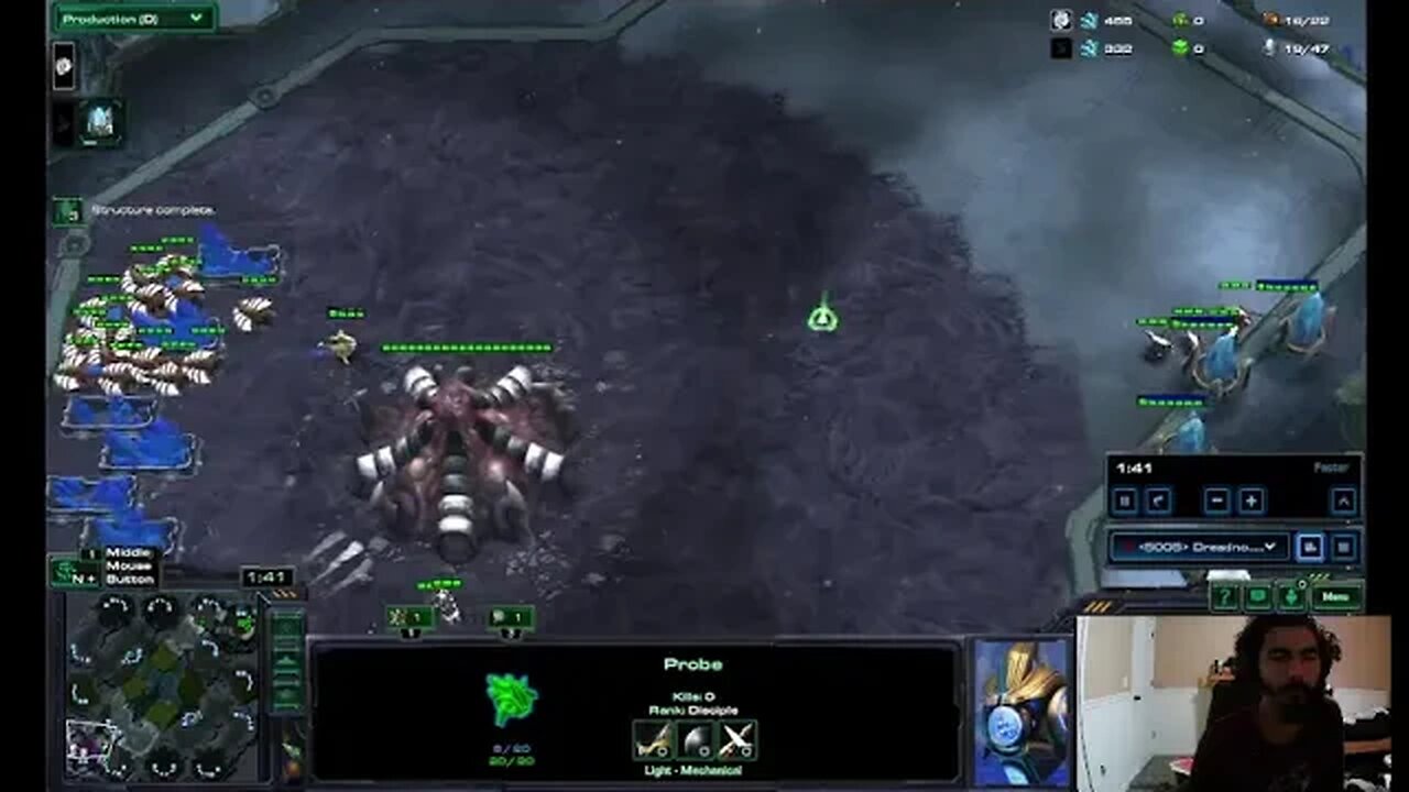 The zerg killed himself o.o PvZ (FPV/POV)