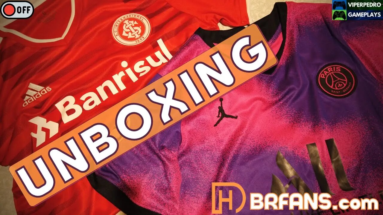 UNBOXING BR FANS | PSG Mbappé e Internacional + SORTEIO [EM OFF]