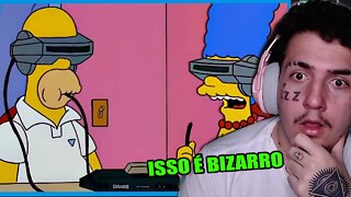 PREVISÕES DOS SIMPSONS PARA 2022 - Léo Muriel React