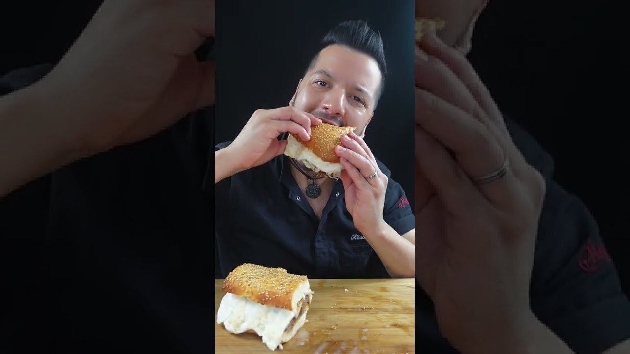 SANDWICH WITH MEATBALLS #shorts #asmr