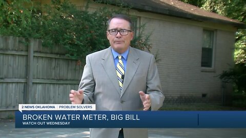 Broken water meter, big bill