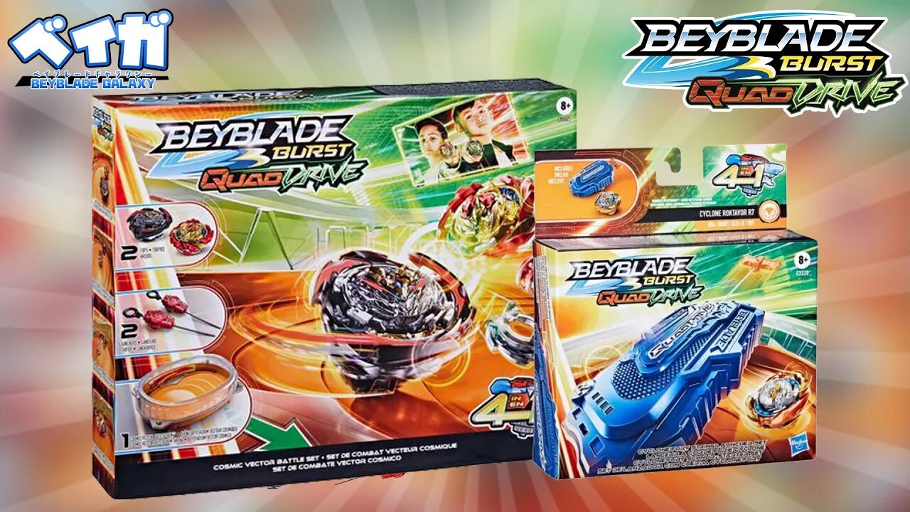 BEYBLADE BURST QUAD DRIVE pare estar sensacional! Ponto para a Hasbro!