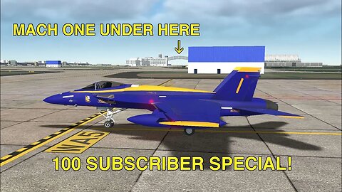 Flying Under a Bridge SUPERSONIC! | 100 SUBSCRIBERS SPECIAL (RFS)