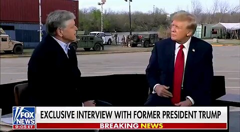 Hannity interviews President Trump after he visited the southern border at Eagle Pass, Texas.