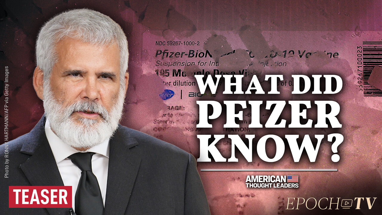 What Are They Hiding?—Dr. Robert Malone on the Pfizer Documents | TEASER