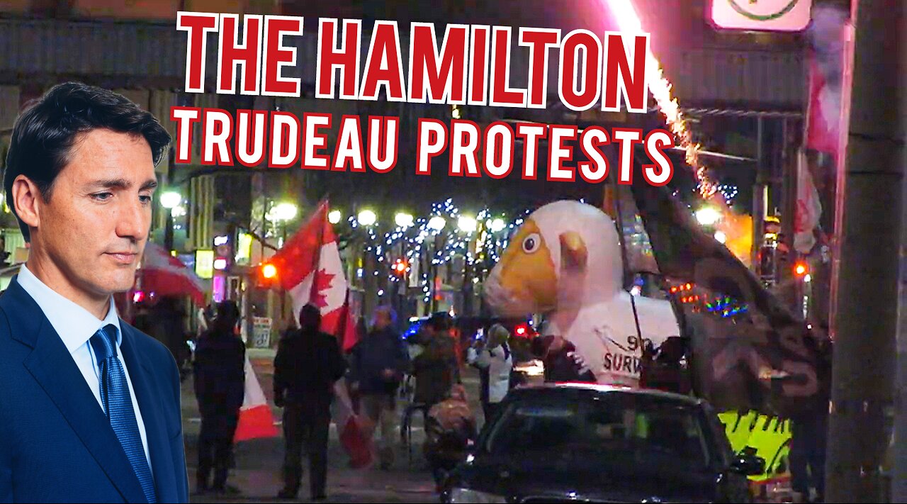 'Trudeau' Confronted! 'Justin Trudeau' Protests In 'Hamilton' 'Ontario' By 'Canadian' Protestors