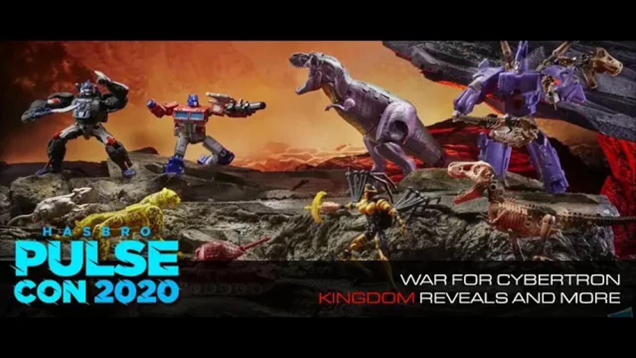 TRANSFORMERS KINGDOM WAVE 1 OPTIMUS PRIMAL, MEGATRON VERTEBREAK - HASBRO PULSE CON - NINJA KNIGHT