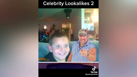 TikTok Omegle Celebrity Lookalikes