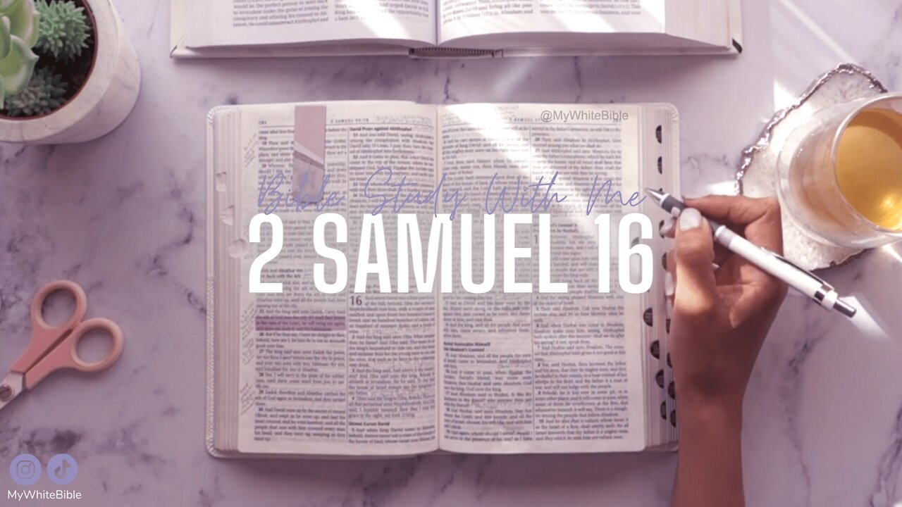 Bible Study Lessons | Bible Study 2 Samuel Chapter 16 | Study the Bible With Me