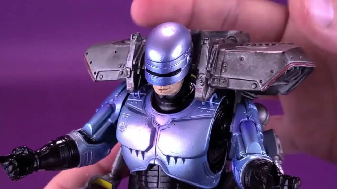 NECA Toys Robocop With Jetpack Figure Re Review @The Review Spot