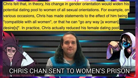 RESPECT THE PRONOUNS! R-pist Chris-chan’s Going To Lady Prison