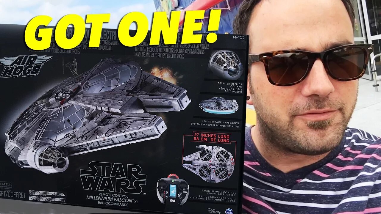 GOT ONE!!! Millennium Falcon XL Air Hogs Drone