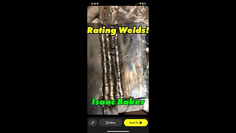 Rating welds!🔥💪 #welder #weld #fyp #tipoffheday #hardworkingman #foryou #bluecollar #weldingacademy