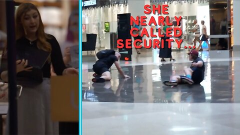 She nearly called security...