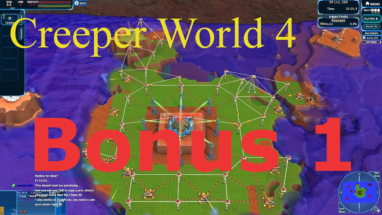 Let's Play Creeper World 4. Bonus 1 [Founders] (but in reverse order)