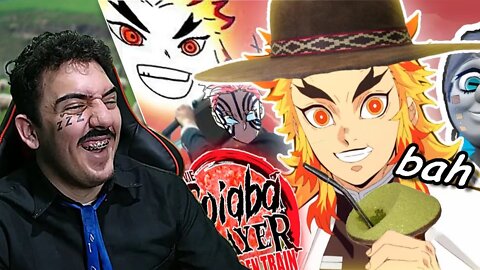 PASTOR REACT KIMETSU NO YAIBA E O CHURRAS NO TRÊM - TsukiUraya