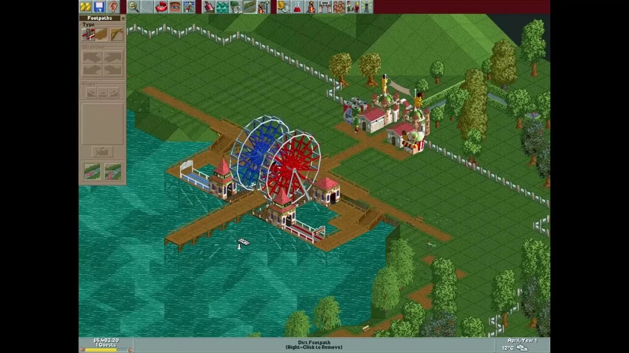 Rollercoaster Tycoon 1- Leafy Lake