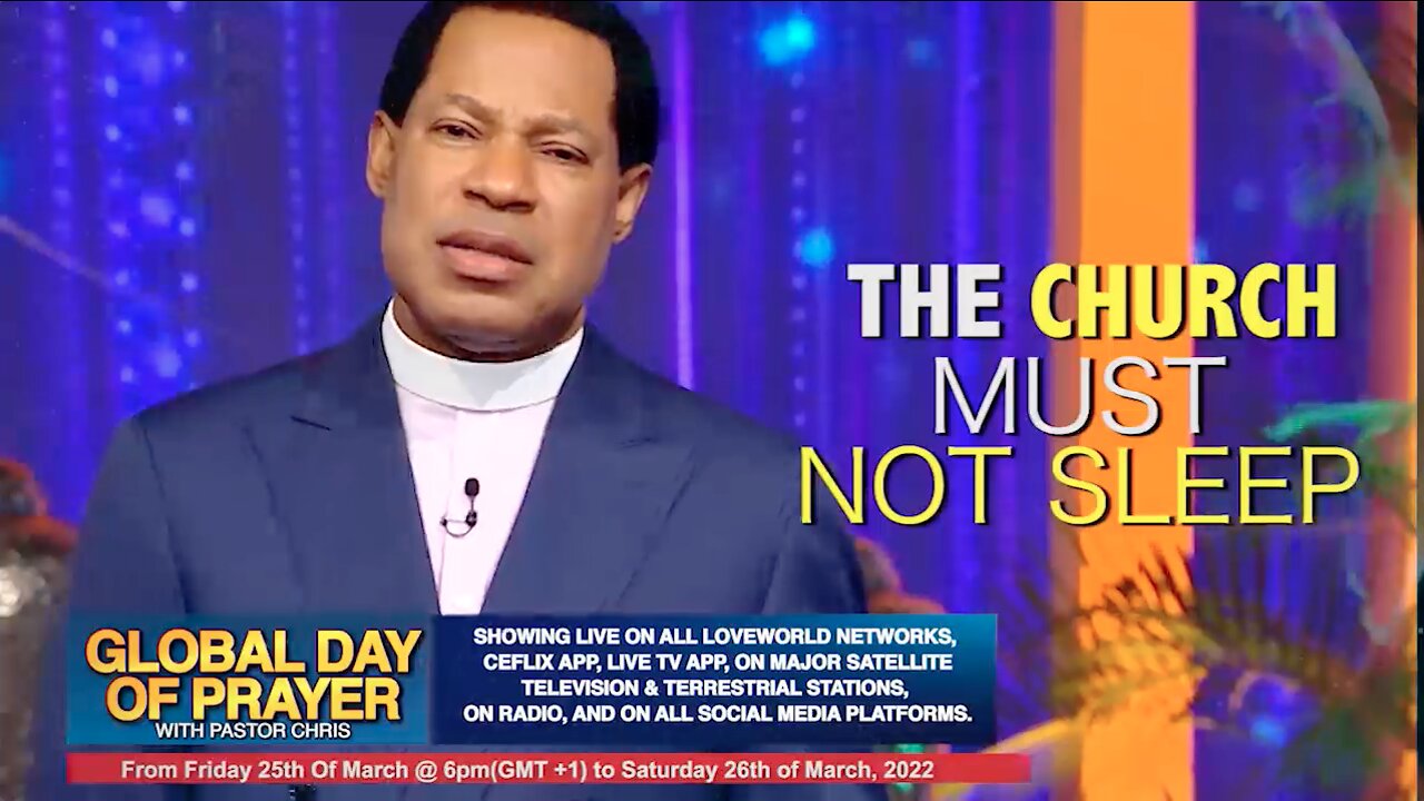 Only 8️⃣ Days 🌟 Global Day of Prayer with Pastor Chris | 24 Hours - Beginning Friday at 1pm Eastern