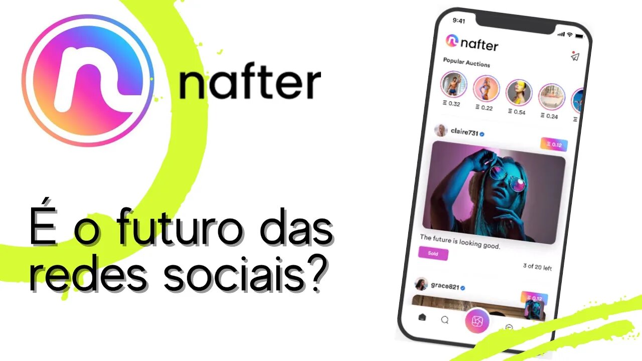 Nafter - Oportunidade nessa rede social NFT de deixará o Instagram e Tiktok sem graça!