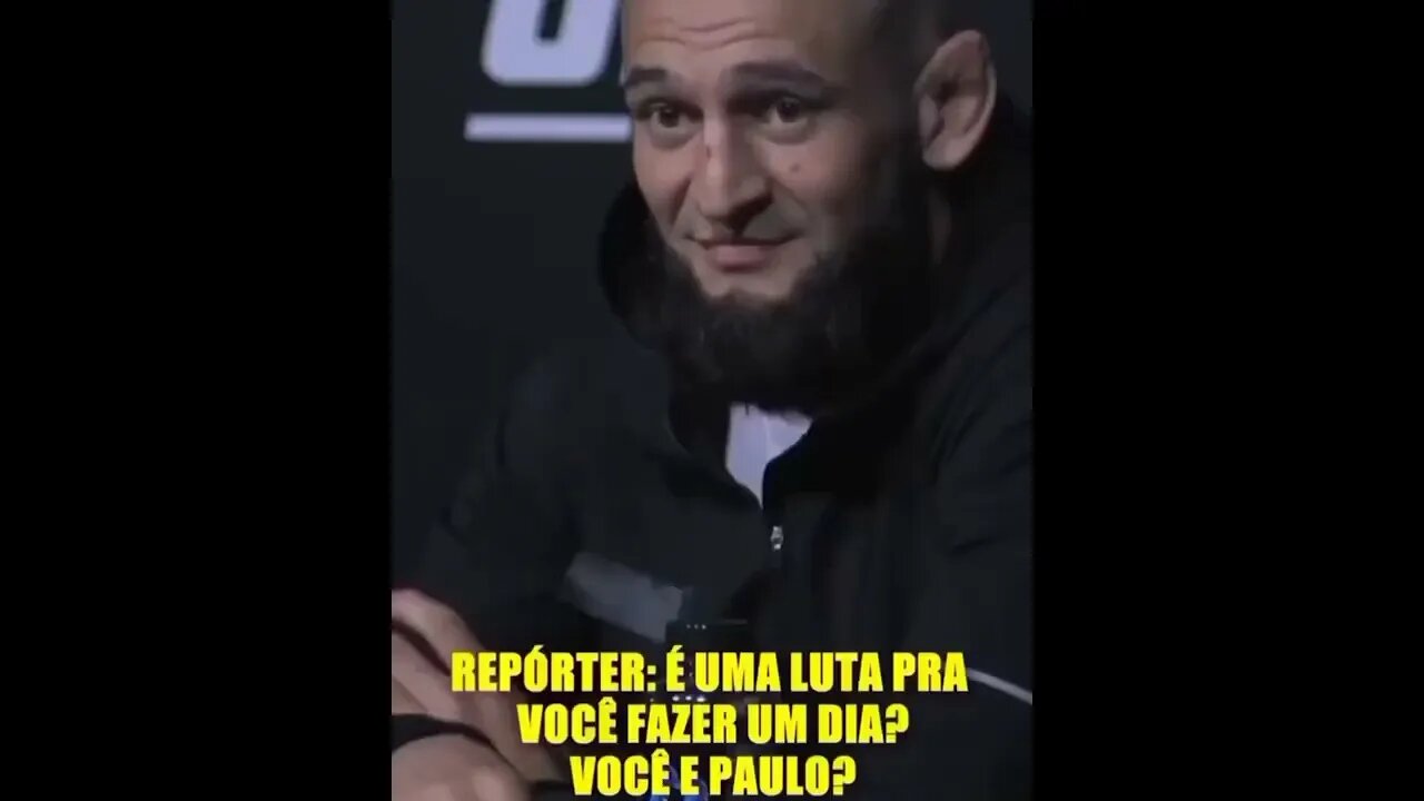 Paulo Costa “i saw fear on his eyes” about Khamzat Chimaev