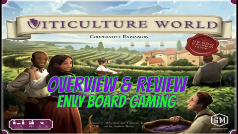 Viticulture World Board Game Overview & Review