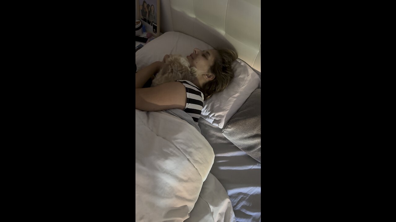 Maltipoo puppy wakes up her mother 🥰