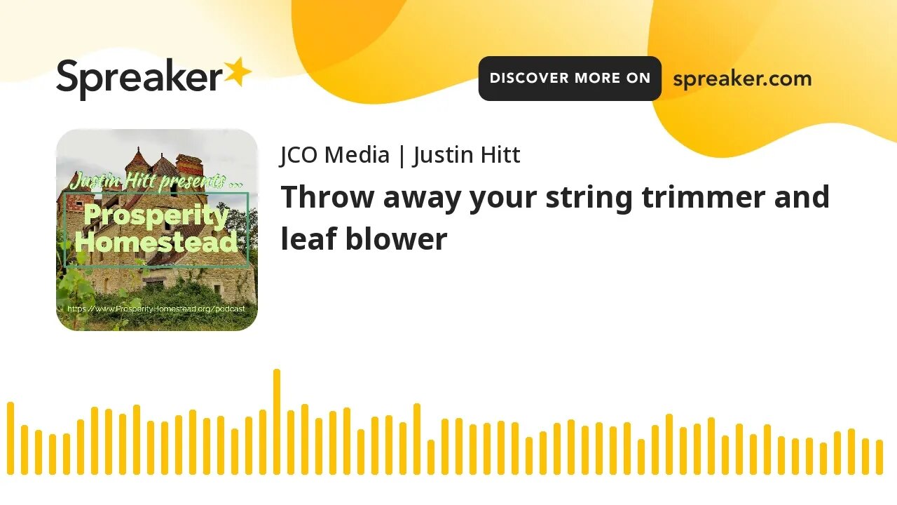 Throw away your string trimmer and leaf blower