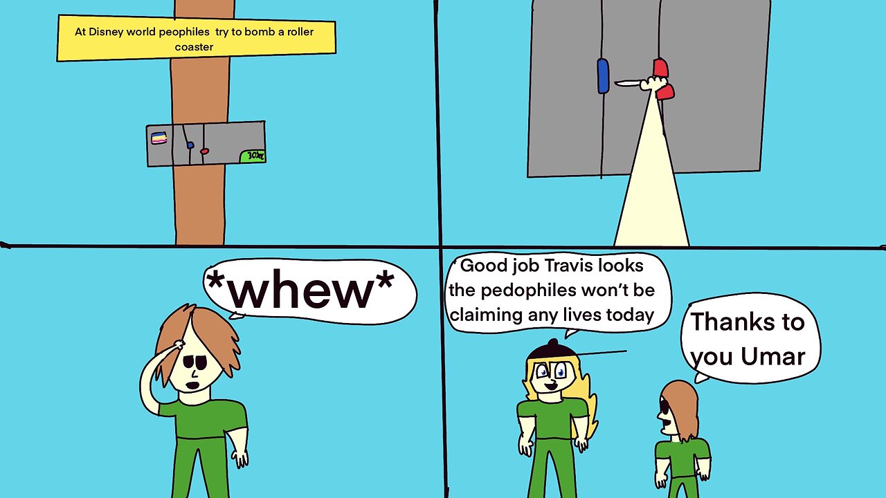 Umar and Travis disable bomb at Disney world