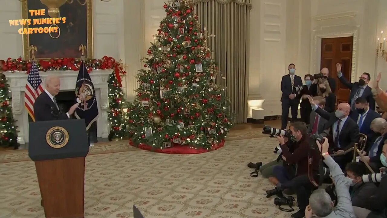 Q: Are you going to talk to Putin soon? Did you talk to Putin this morning? Biden: "No."