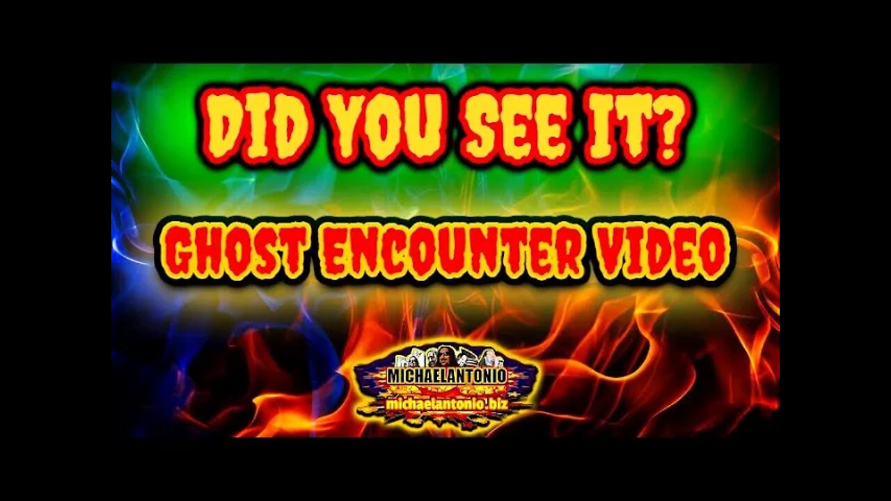 Ghost Encounter Caught On Cam!