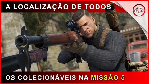 Sniper Elite 5 , Localização de todos os colecionáveis na nissão 5 | Super-dica