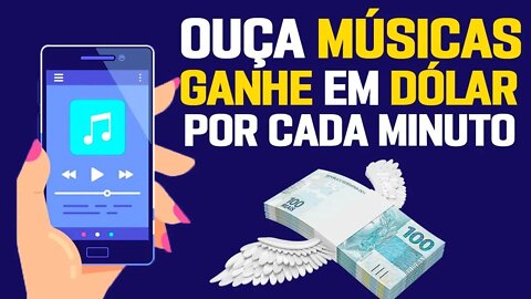 🎶COMO GANHAR DINHEIRO OUVINDO MÚSICAS 🎶no CELULAR [RECEBA NO PAYPAL] Ganhe Dinheiro por Minuto