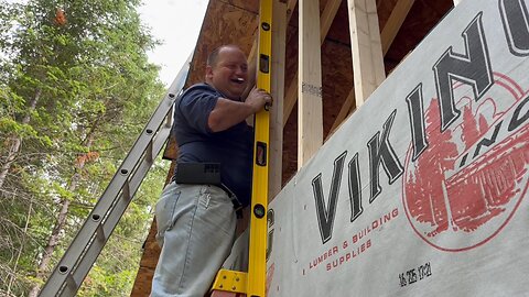 Finishing Off The Back Wall Of The Shed