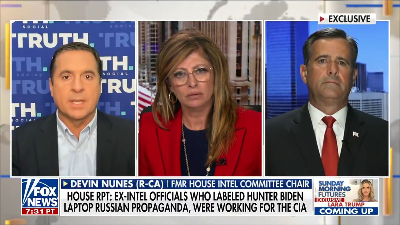 Former DNI, and Nunes about the new report from the House that some of the 51 Former Intel Officials