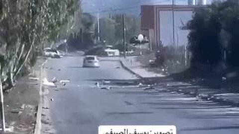 Israeli Merkava Tank Blows Up Civilian Car Trying to Turn Around