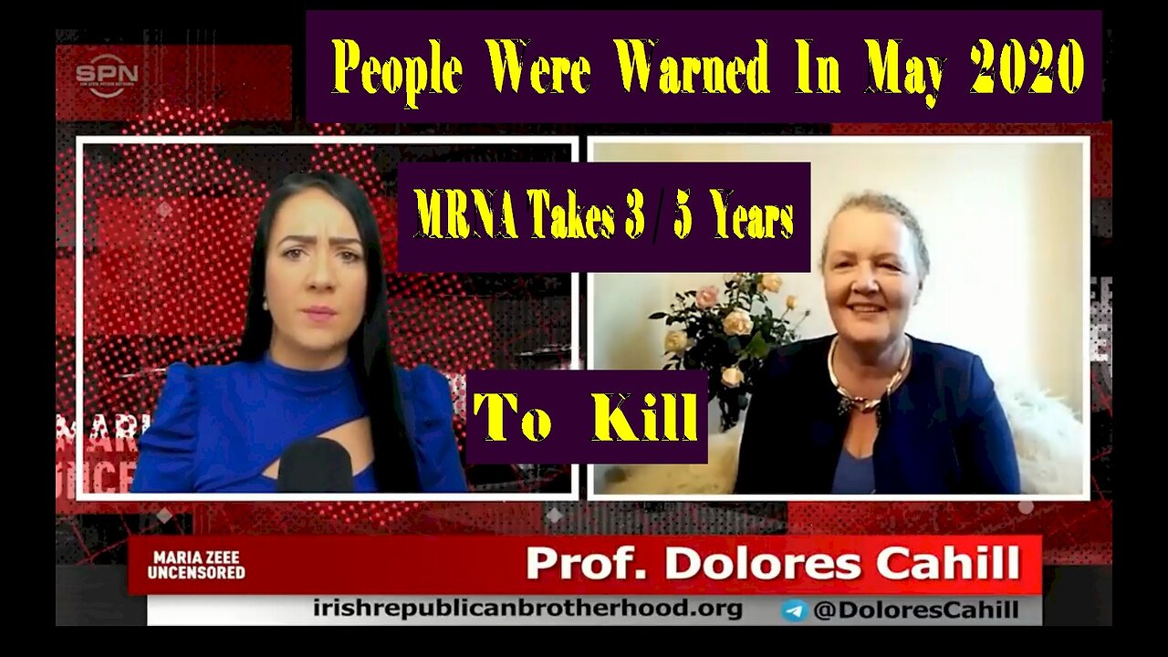 Uncensored: Prof. Dolores Cahill - We're in the Mass Killing Phase of Agenda 21 & What People Can Do