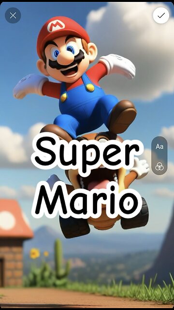 Super Mario, a short video.