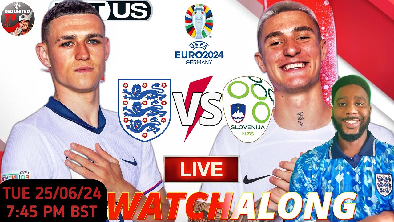 ENGLAND vs SLOVENIA LIVE WATCHALONG - UEFA EUROS 2024 | Ivorian Spice