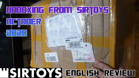 Video Unboxing from Sirtoys October 2020