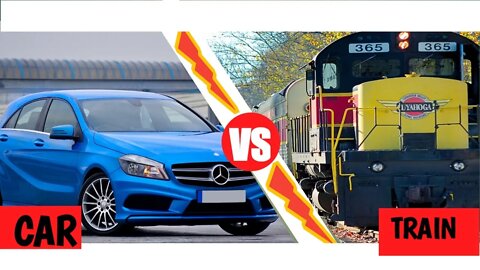 Car Vs Train How Win#cars #train