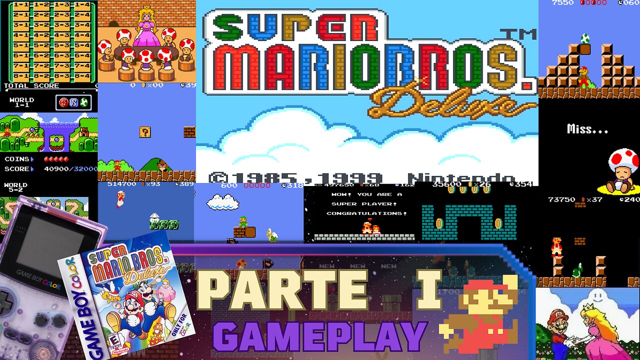 GAMEPLAY PARTE I - Super Mario Bros Deluxe
