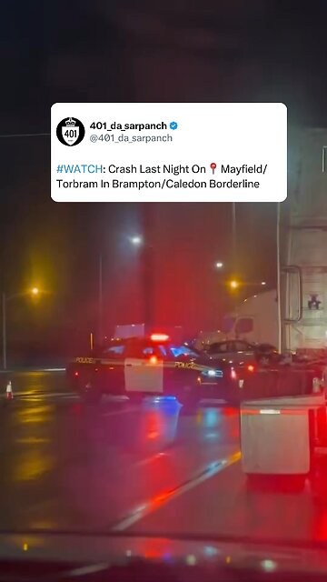 Crash In Brampton Ontario