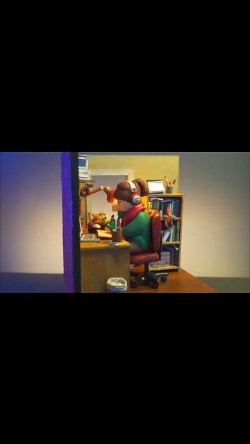 Making a Lofi Girl Diorama with Household Junk 🏠