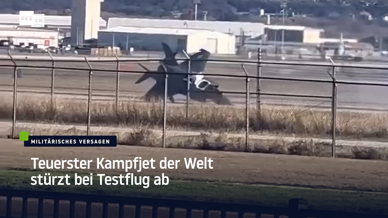 Teuerster Kampfjet der Welt stürzt bei Testflug ab