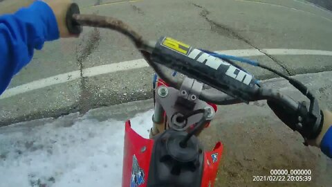 Kid tricks How to drive a Honda on ice