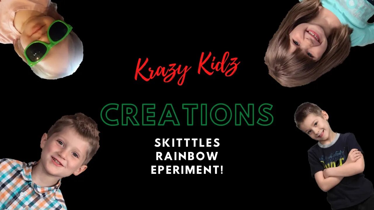 Skittles Rainbow - Krazy Kidz Creations Experiment