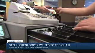 Senator Hickenlooper urges pause on raising interest rates